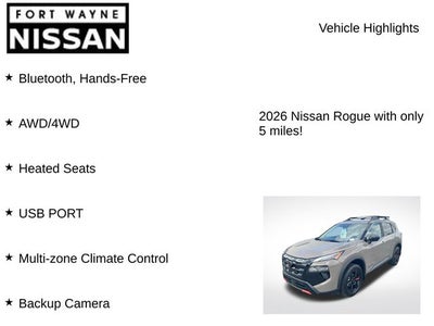 2026 Nissan Rogue Rock Creek
