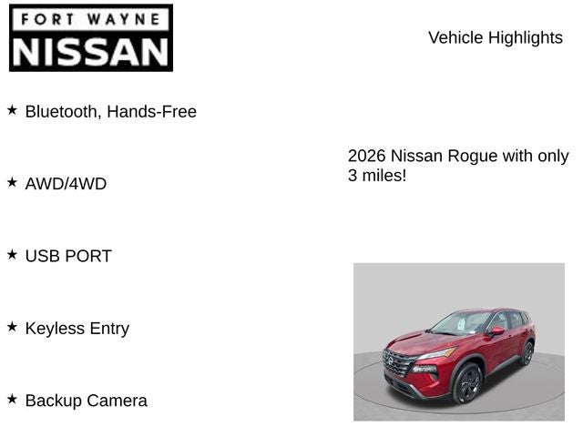 2026 Nissan Rogue SV