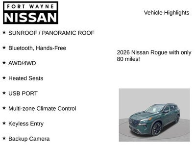 2026 Nissan Rogue Dark Armor
