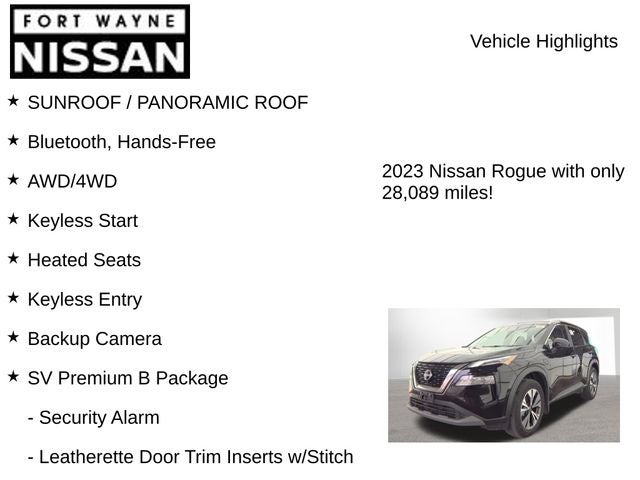 2023 Nissan Rogue SV
