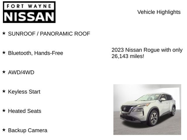 2023 Nissan Rogue SV