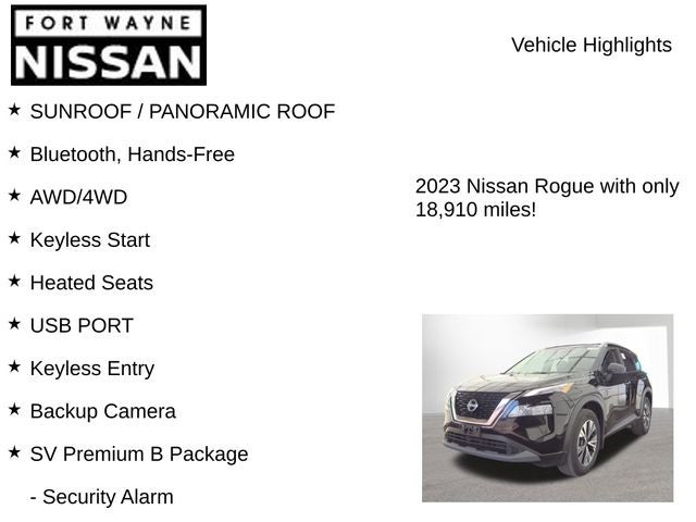 2023 Nissan Rogue SV