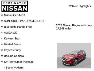 2023 Nissan Rogue SV