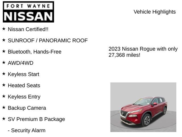2023 Nissan Rogue SV