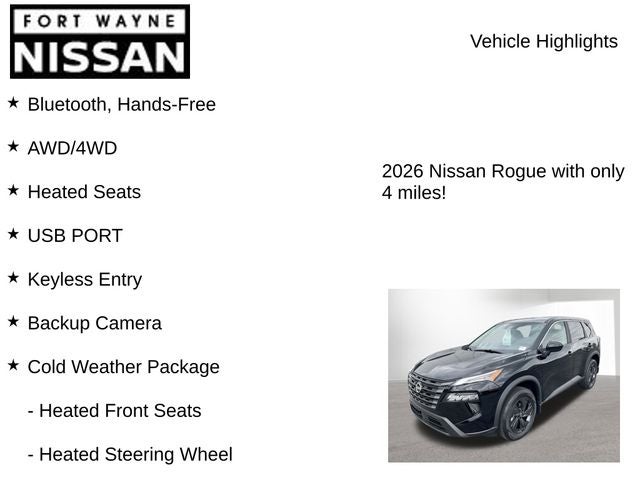 2026 Nissan Rogue SV