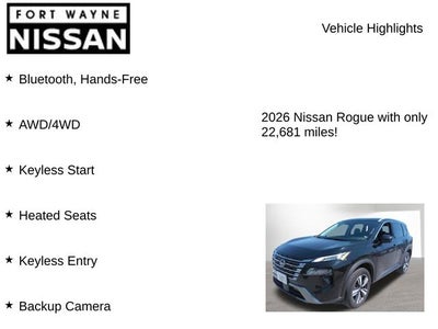 2026 Nissan Rogue SL