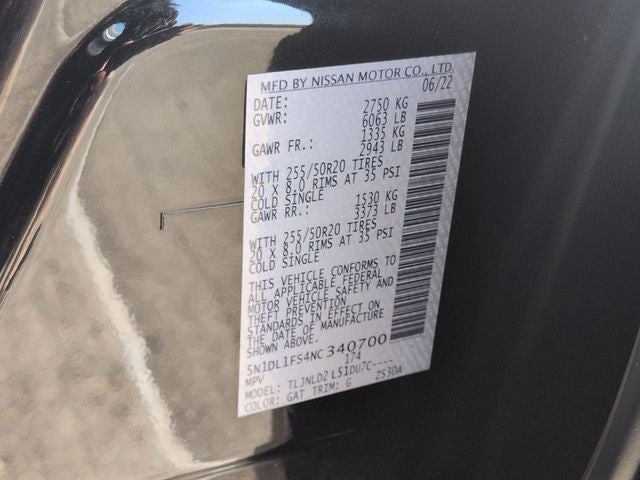 2022 INFINITI QX60 LUXE