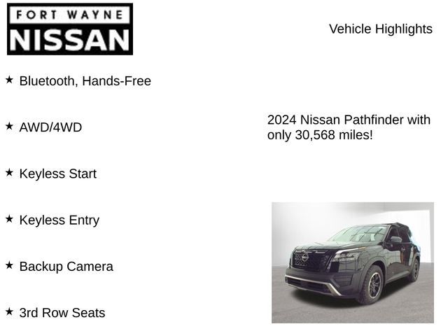2024 Nissan Pathfinder Rock Creek