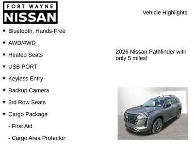 2026 Nissan Pathfinder SV
