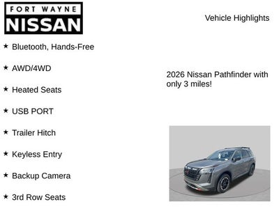2026 Nissan Pathfinder Rock Creek