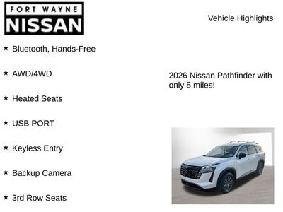 2026 Nissan Pathfinder SV