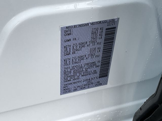 2026 Nissan Pathfinder SV