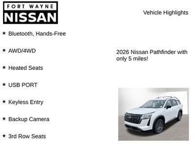 2026 Nissan Pathfinder SV