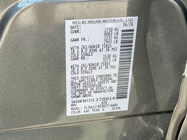 2026 Nissan Pathfinder Rock Creek