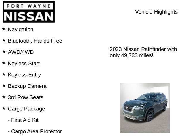 2023 Nissan Pathfinder SL
