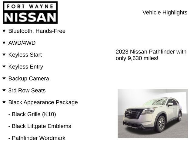 2023 Nissan Pathfinder SL