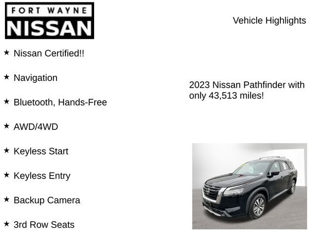 2023 Nissan Pathfinder SL