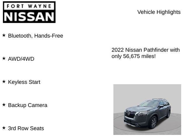 2022 Nissan Pathfinder SL