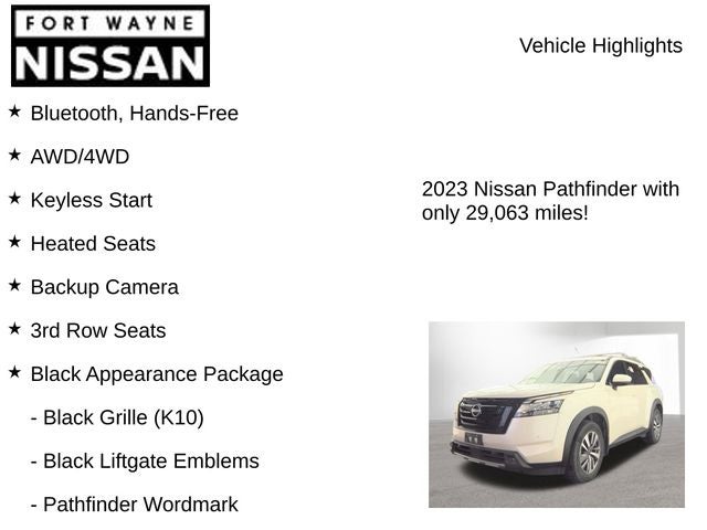 2023 Nissan Pathfinder SL
