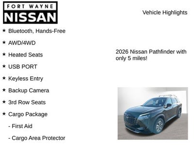 2026 Nissan Pathfinder SL