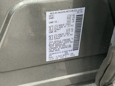 2026 Nissan Pathfinder SL