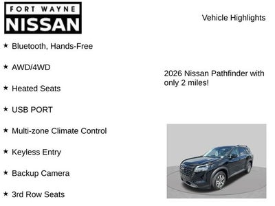 2026 Nissan Pathfinder SL