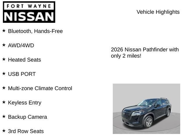 2026 Nissan Pathfinder SL