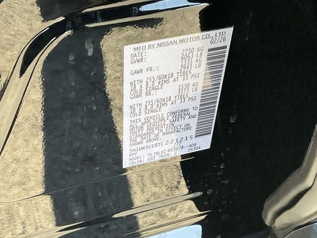 2026 Nissan Pathfinder SL