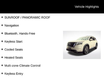 2023 Nissan Pathfinder Platinum
