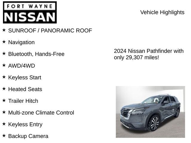 2024 Nissan Pathfinder Platinum