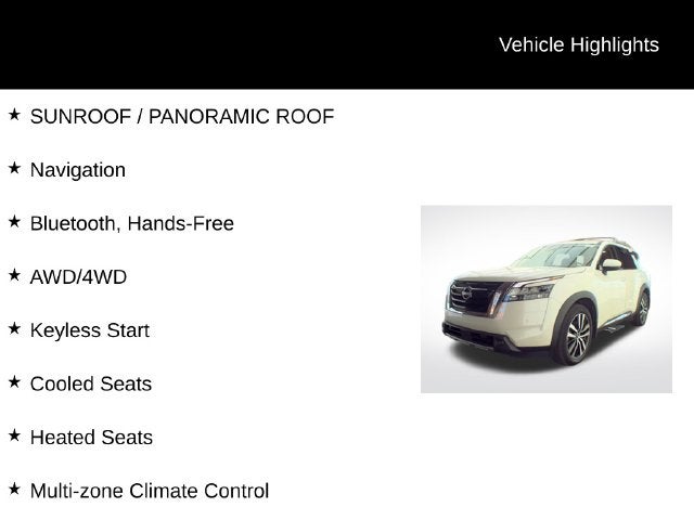 2024 Nissan Pathfinder Platinum