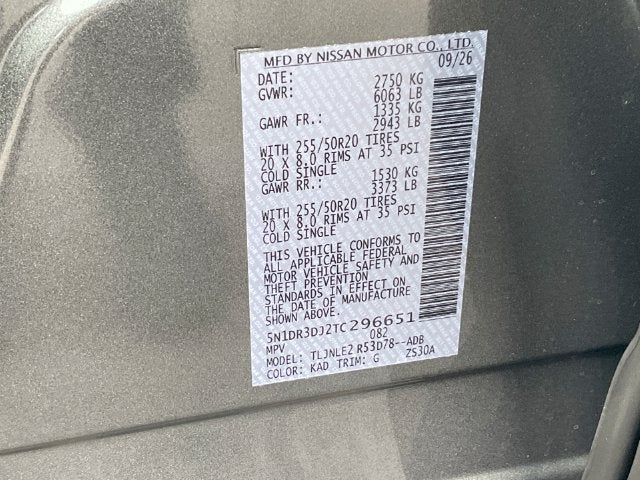 2026 Nissan Pathfinder Platinum