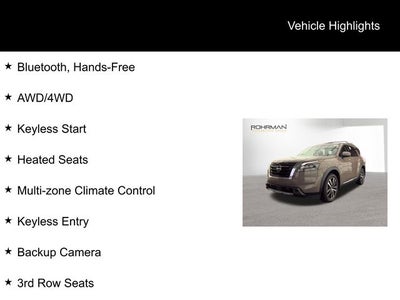 2025 Nissan Pathfinder Platinum