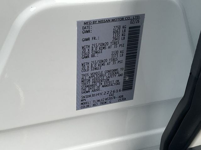 2026 Nissan Pathfinder Platinum