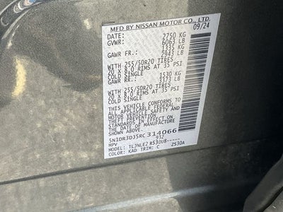2024 Nissan Pathfinder Platinum