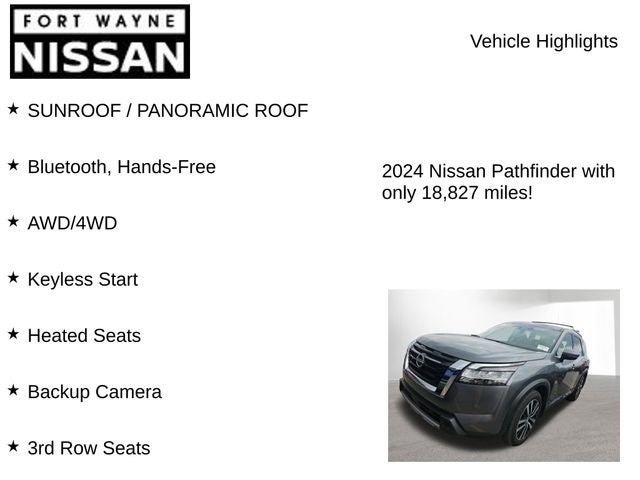 2024 Nissan Pathfinder Platinum