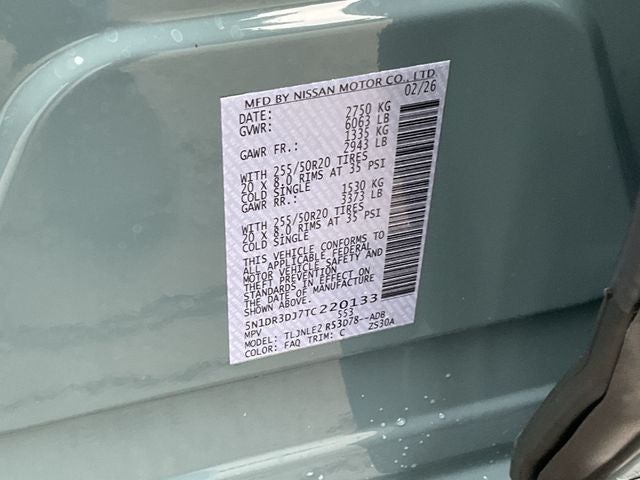 2026 Nissan Pathfinder Platinum