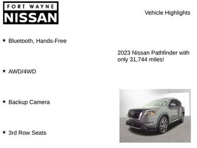 2023 Nissan Pathfinder Platinum