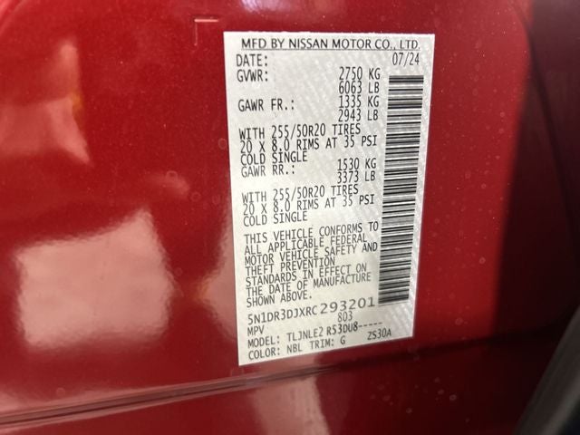 2024 Nissan Pathfinder Platinum