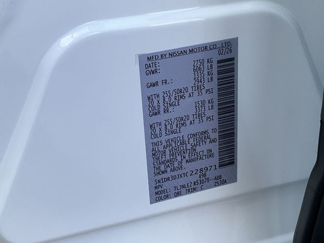 2026 Nissan Pathfinder Platinum