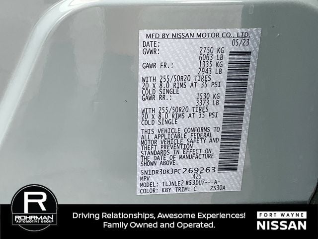2023 Nissan Pathfinder Platinum