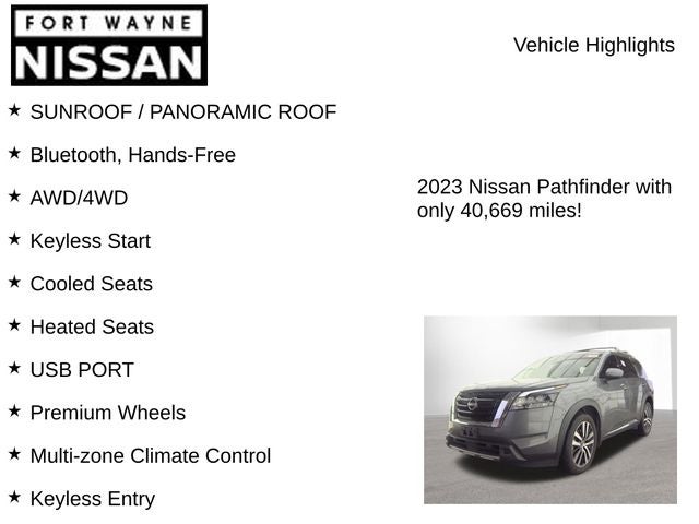 2023 Nissan Pathfinder Platinum