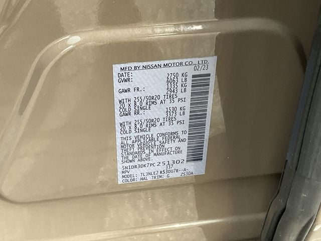 2023 Nissan Pathfinder Platinum