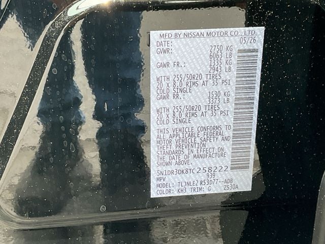 2026 Nissan Pathfinder Platinum