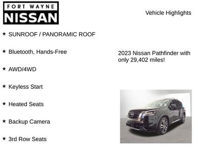 2023 Nissan Pathfinder Platinum