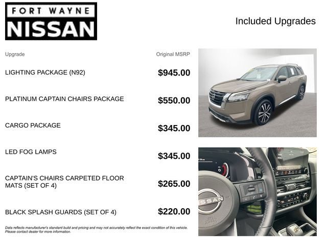 2023 Nissan Pathfinder Platinum