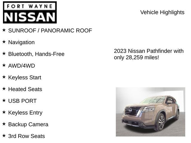 2023 Nissan Pathfinder Platinum