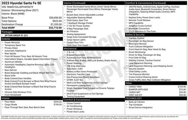 2023 Hyundai Santa Fe SE