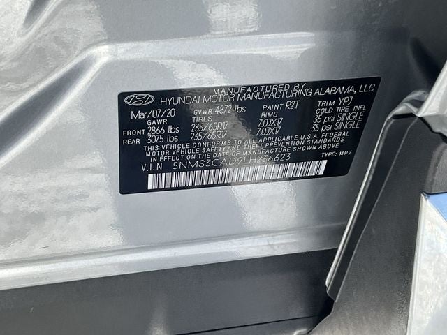 2020 Hyundai Santa Fe SEL