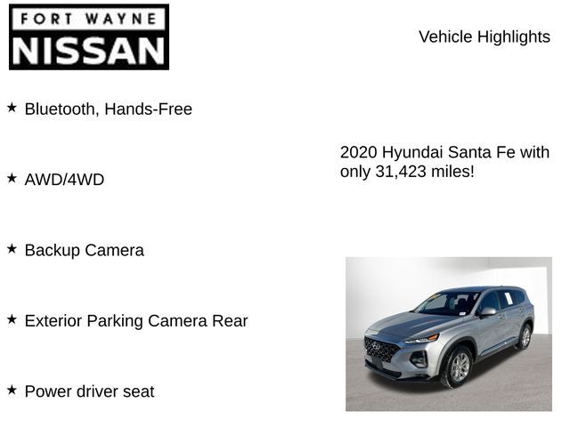 2020 Hyundai Santa Fe SEL